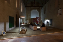 Anabelle Hulaut & David Michael Clarke. Outside-In. Exposition à la Chapelle du Genêteil. Château-Gontier. 2015.