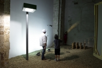 Anabelle Hulaut & David Michael Clarke. Outside-In. Exposition à la Chapelle du Genêteil. Château-Gontier. 2015.