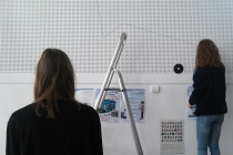 Circulating Library by Optical Sound. Pierre Beloüin avec Claire Moreux & Olivier Hux. 2008. Exhibition: Vide Poches. Médiathèque de Château-Gontier. 2015. Photo: David Michael Clarke.