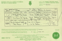 #00002. David Michael Clarke & Julie Davies. 5 September 1970. Cochett, Swansea.