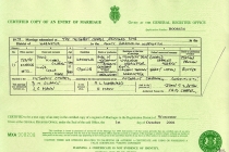 #00007. David Michael Clarke & Linda Celia Mann. 10 March 1973. Worcester.