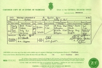 #00023. David Michael Clarke & Sally Ann Griffiths. 27 June 1981. Chatham, Kent.