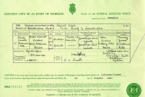#00024. David Michael Clarke & Nina Catherine Perrin. 27 November 1981. Leicester.