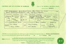 #00026. David Michael Clarke & Theresa O'Reyan. 14 May 1983. Windsor and Maidenhead, Berkshire.