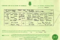 #00027. David Michael Clarke & Georgina Loewy. 6 August 1983. Dudley.
