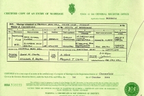 #00039. David Michael Clarke & Elizabeth Anne Bayton. 29 June 1991. Chesterfield, Derbyshire.