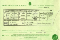 #00040. David Michael Clarke & Angela Jane Middleton. 24 August 1991. Exeter, Devon.