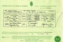 #00044. David Michael Clarke & Jennifer Adele Keay. 18 September 1993. Cheswardine, Shropshire.