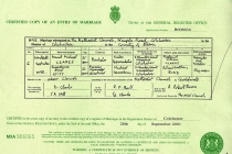 #00052. David Michael Clarke & Jacquelynne Anne Stitt. 19 September 1998. Colchester, Essex.
