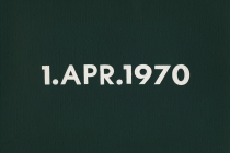 DMC Marriages, 1969-1999, England & Wales [after On Kawara]. 53 date paintings & 53 marriage certificates (duplicata). Acrylic on canvas. 31cm x 22,5cm. 2001