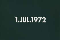 DMC Marriages, 1969-1999, England & Wales [after On Kawara]. 53 date paintings & 53 marriage certificates (duplicata). Acrylic on canvas. 31cm x 22,5cm. 2001