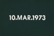 DMC Marriages, 1969-1999, England & Wales [after On Kawara]. 53 date paintings & 53 marriage certificates (duplicata). Acrylic on canvas. 31cm x 22,5cm. 2001