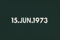 DMC Marriages, 1969-1999, England & Wales [after On Kawara]. 53 date paintings & 53 marriage certificates (duplicata). Acrylic on canvas. 31cm x 22,5cm. 2001