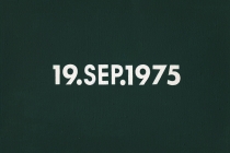 DMC Marriages, 1969-1999, England & Wales [after On Kawara]. 53 date paintings & 53 marriage certificates (duplicata). Acrylic on canvas. 31cm x 22,5cm. 2001