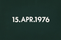 DMC Marriages, 1969-1999, England & Wales [after On Kawara]. 53 date paintings & 53 marriage certificates (duplicata). Acrylic on canvas. 31cm x 22,5cm. 2001