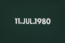 DMC Marriages, 1969-1999, England & Wales [after On Kawara]. 53 date paintings & 53 marriage certificates (duplicata). Acrylic on canvas. 31cm x 22,5cm. 2001