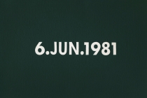 DMC Marriages, 1969-1999, England & Wales [after On Kawara]. 53 date paintings & 53 marriage certificates (duplicata). Acrylic on canvas. 31cm x 22,5cm. 2001