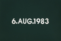 DMC Marriages, 1969-1999, England & Wales [after On Kawara]. 53 date paintings & 53 marriage certificates (duplicata). Acrylic on canvas. 31cm x 22,5cm. 2001