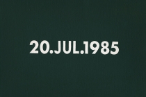 DMC Marriages, 1969-1999, England & Wales [after On Kawara]. 53 date paintings & 53 marriage certificates (duplicata). Acrylic on canvas. 31cm x 22,5cm. 2001