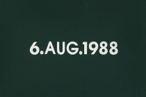 DMC Marriages, 1969-1999, England & Wales [after On Kawara]. 53 date paintings & 53 marriage certificates (duplicata). Acrylic on canvas. 31cm x 22,5cm. 2001
