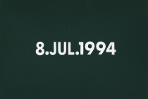 DMC Marriages, 1969-1999, England & Wales [after On Kawara]. 53 date paintings & 53 marriage certificates (duplicata). Acrylic on canvas. 31cm x 22,5cm. 2001