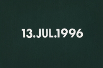 DMC Marriages, 1969-1999, England & Wales [after On Kawara]. 53 date paintings & 53 marriage certificates (duplicata). Acrylic on canvas. 31cm x 22,5cm. 2001