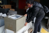Le chantier. Subterranean Duplex Solution. David Michael Clarke. Residence AFIAC / APAJH 81 La Planésié, Castres. De septembre 2015 au janvier 2016.