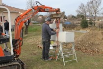L'enfouissement. Subterranean Duplex Solution. David Michael Clarke. Residence AFIAC / APAJH 81 La Planésié, Castres. De septembre 2015 au janvier 2016.