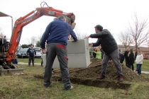 L'enfouissement. Subterranean Duplex Solution. David Michael Clarke. Residence AFIAC / APAJH 81 La Planésié, Castres. De septembre 2015 au janvier 2016.