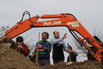 L'enfouissement. Subterranean Duplex Solution. David Michael Clarke. Residence AFIAC / APAJH 81 La Planésié, Castres. De septembre 2015 au janvier 2016.