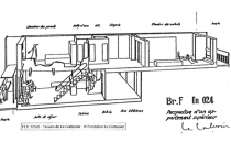 Dessin pour duplex. Le Corbusier.