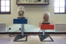 Holophane Judd. Recovered lamposts. 2015. The Stuff of Dreams. Musée Calbet, 2016.