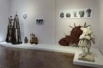 Installation Bernadette Genée et Alain Le Borgne. Exposition: Hotel Particulier. Comissaires: Anabelle Hulaut & David Michael Clarke. Musée d'art et d'Histoire. Château-Gontier. 2005. Photo: Marc Domage.