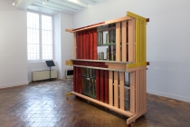 Installation Laurent Tixador. Exposition: Hotel Particulier. Comissaires: Anabelle Hulaut & David Michael Clarke. Musée d'art et d'Histoire. Château-Gontier. 2005. Photo: Marc Domage.