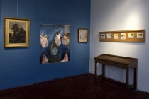 Tancrède Abraham. Sharon Kivland. Latouche Bourel. Richard Baquié. Exposition: Hotel Particulier. Comissaires: Anabelle Hulaut & David Michael Clarke. Musée d'art et d'Histoire. Château-Gontier. 2005. Photo: Marc Domage.