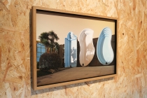 Oeuvre de Yohann Gozard. Vue de l'exposition collective, "Madame Orain et la mogette magique". La Cuisine centre d'art, Nègrepelisse. 2017. Photo Hervé Beurel. © Les artists & David Michael Clarke ADAGP.