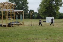 Daniel et Noé Nadaud. Quinzaine Radieuse #6. Piacé-Le-Radieux. 2014.