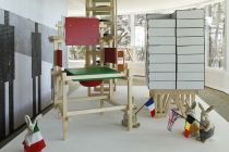 David Michael Clarke. Rietveld Montauban, 2014. Flying Black Cow Utopia Club. La Galerie du Dourven, Trédrez-Locquémmeau, 2014.