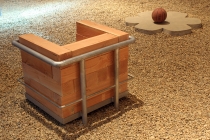 David Michael Clarke. Salon LC2 all weather version (d'après Le Corbusier). 2015.