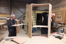 Travail en cours. Atelier de la Ville de Mayenne. 2017. © David Michael Clarke ADAGP.