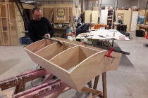 Travail en cours. Atelier de la Ville de Mayenne. 2017. © David Michael Clarke ADAGP.