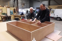 Travail en cours. Atelier de la Ville de Mayenne. 2017. © David Michael Clarke ADAGP.