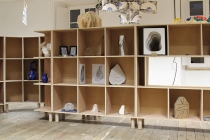 Installation dans l'atelier de l'école d'arts plastique, Le Kiosque, Mayenne. © David Michael Clarke ADAGP.