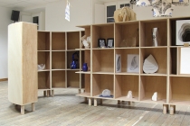 Installation dans l'atelier de l'école d'arts plastique, Le Kiosque, Mayenne. © David Michael Clarke ADAGP.