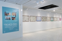 NCDGQAD Gilles Mahé & Jean-Philippe Lemée. Exhibition: Vide Poches. Médiathèque de Château-Gontier. 2015. Photo: David Michael Clarke.