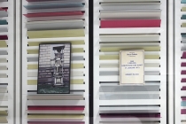 Raymond Hains & Robert Filliou. Exhibition: Vide Poches. Médiathèque de Château-Gontier. 2015. Photo: David Michael Clarke.
