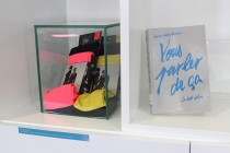 Elsa Tomkowiak. Exhibition: Vide Poches. Médiathèque de Château-Gontier. 2015. Photo: David Michael Clarke.