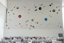 Circulating Library by Optical Sound. Pierre Beloüin avec Claire Moreux & Olivier Hux. 2008. Exhibition: Vide Poches. Médiathèque de Château-Gontier. 2015. Photo: David Michael Clarke.