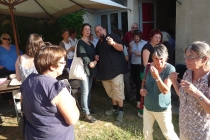 Federica Peyrolo & Laurent Moriceau. Video Mojitos. Performance Collaboration. Château Gontier, 2015