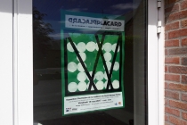 Réalisation des affiches pour l'exposition, Placard-Placard. Dans le cadre d'une résidence artistique organisé par le Frac Normandie Caen au Collège Sainte Thérèse à Saint-Pierre-en-Auge. 2017.